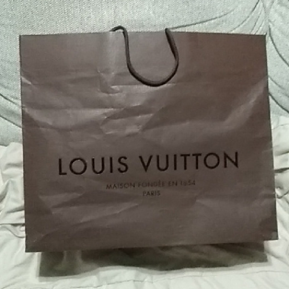 Louis Vuitton Brown Shopping Bag